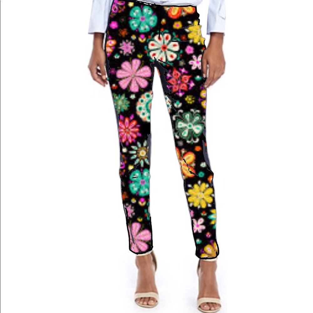Skinny Stretch Slim Cut Pant ZIP Pocket Art